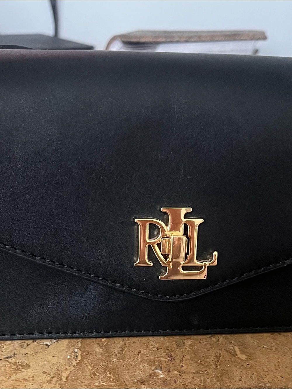 Small Black  Ralph Lauren Tayler Crossbody